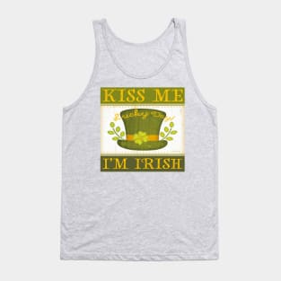 Kiss me its my lucky day Tank Top